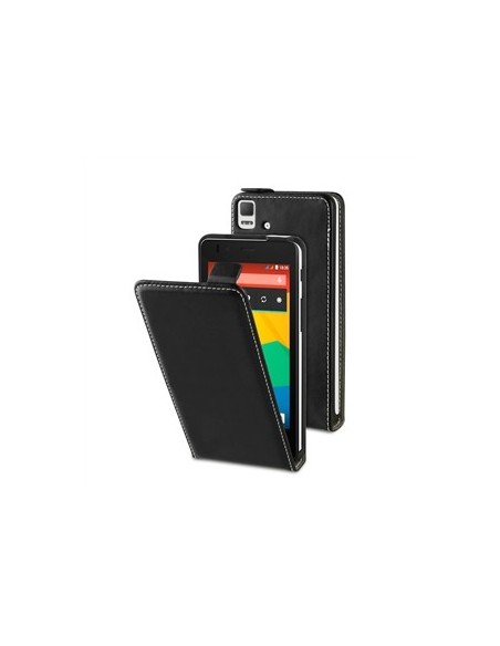 Muvit Slim - Funda y protector de pantalla para BQ Aquaris E4.5, negro: Kiwiku.com: Electrónica
