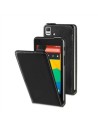 Funda slim negra + protector de pantalla bq aquaris e4.5 muvit