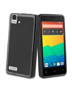 Muvit Minigel - Funda para BQ Aquaris E4, negro: Kiwiku.com: Electrónica