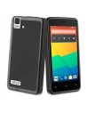 Funda minigel negra bq aquaris e4 muvit