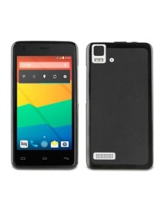Muvit Minigel - Funda para BQ Aquaris E4, negro: Kiwiku.com: Electrónica 2