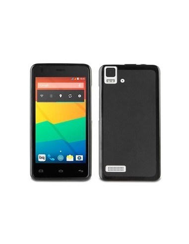 Muvit Minigel - Funda para BQ Aquaris E4, negro: Kiwiku.com: Electrónica