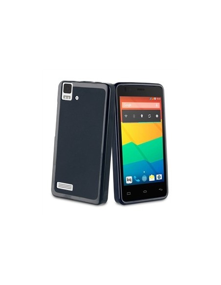 Kiwiku.com: Muvit Minigel - Funda para BQ Aquaris E4, azul - Electrónica