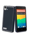 Funda minigel azul bq aquaris e4 muvit