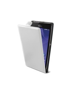 Ksix MFX3458FU90B - Funda con tapa para Sony Xperia Z3, blanco - Electrónica - Kiwiku.com