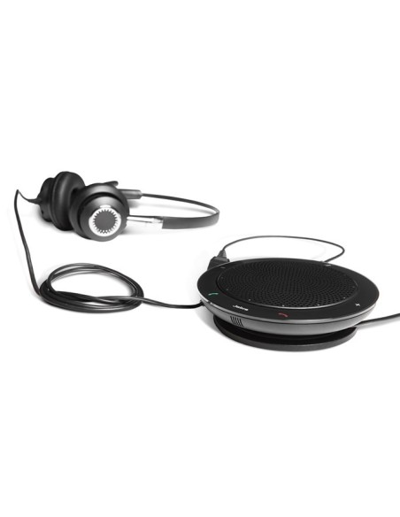 Kiwiku.com: Jabra Speak 410 MS - Altavoz para VoIP (con micrófono omnidireccional integrado, USB 2.0), negro - Electrónica