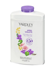 Talco Perfumado Yardley London April Violets 207Ml para Mujer