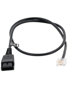 Kiwiku.com: Jabra 8800-00-94 cable telefónico - Cable para teléfonos fijos (RJ-45, QD) Negro, Transparente, Negro - Electrónica