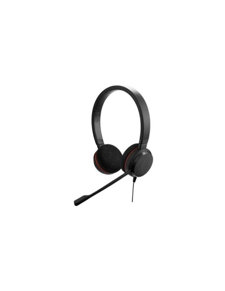 Jabra Evolve 20 MS Stereo - Auriculares (Binaurale, Negro, Diadema, Alámbrico, USB, Supraaural): Jabra: Kiwiku.com: Electrónica