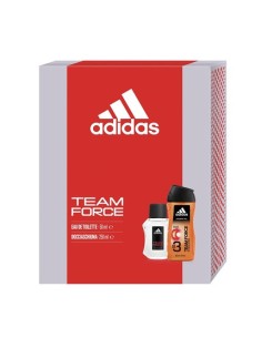 Adidas Team Force Set Regalo para Hombre 50ml Eau de Parfum Vaporizador + 250ml Gel de Ducha