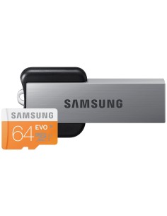 Samsung Evo - Tarjeta de memoria Micro SDXC de 64 GB (Clase 10, 48 MB/s): Samsung: Kiwiku.com: Informática