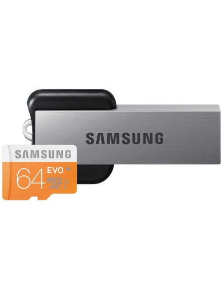 Samsung Evo - Tarjeta de memoria Micro SDXC de 64 GB (Clase 10, 48 MB/s): Samsung: Kiwiku.com: Informática