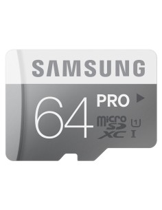 Samsung Pro - Tarjeta de memoria Micro SDHC de 64 GB (UHS-I, Clase 10, con adaptador SD): Samsung: Kiwiku.com: Informática