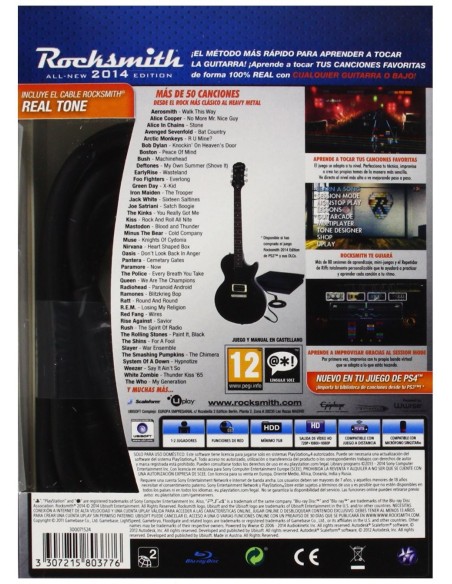 Rocksmith 2014: playstation 4: Kiwiku.com: Videojuegos