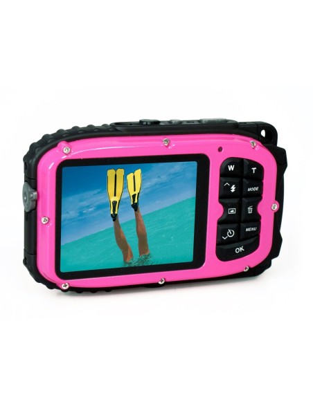Kiwiku.com: Easypix W510-P - Cámara de 12 MP, zoom digital 8x, Rosa Neón - Electrónica