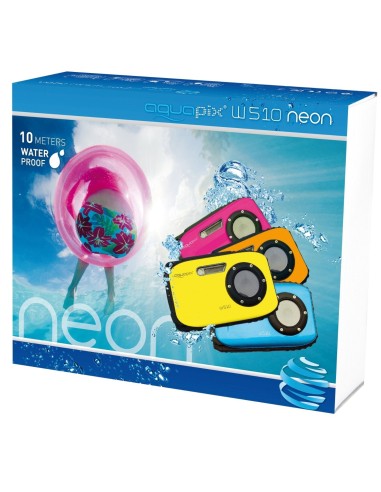 Kiwiku.com: Easypix W510-P - Cámara de 12 MP, zoom digital 8x, Rosa Neón - Electrónica