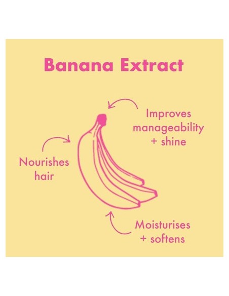 Umberto Giannini Banana Butter Nourishing Superfood Champu Vegano y sin Crueldad Animal Hidratante Formula 250ml
