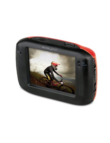 Easypix GoXtreme Xtasy - Videocámara de 5.0 Mp (pantalla de 2, resistente al agua), rojo [importado]: Kiwiku.com: Electrónica