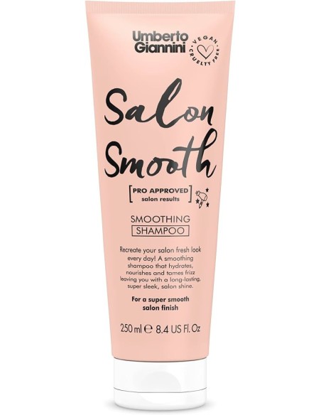 Umberto Giannini Smooth Champu With Avocado Oil Defrizz y Hydrate Vegano y sin Crueldad Animal Salon Smooth Haircare