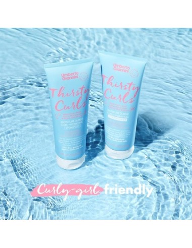 Umberto Giannini Thirsty Curls Curl Hidratante Champu For Dry y Dehydrated Curls 250ml