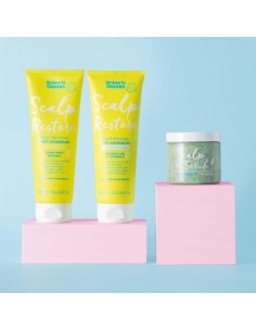 Umberto Giannini Scalp Restore Starter Kit de Viaje Scalp Restore Champu Acondicionador y Exfoliating Scalp Scrub