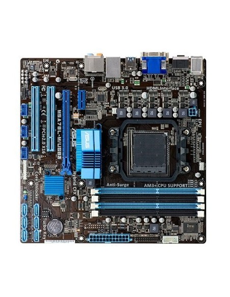 Asus M5A78L-M/USB3 - Placa base (Controlador LAN: Realtek RTL8111E, Puerto de salida S/PDIF): ASUS: Kiwiku.com: Informática