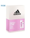 Adidas Smooth & Control para Mujer Gift Set: Desodorante Vaporizador 150ml + Gel de Ducha 250ml
