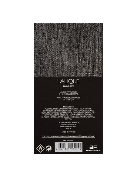 Lalique Les Compositions Parfumees Electrum Eau de Parfum Vaporizador 100ml para Mujer