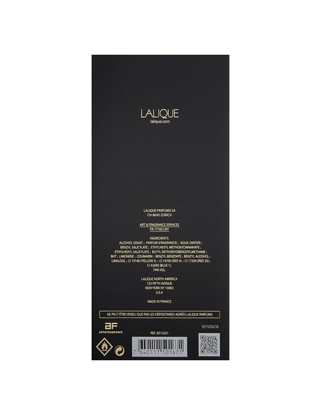 Lalique Noir Premier Fruits Du Mouvement Eau de Perfume Vaporizador 100ml