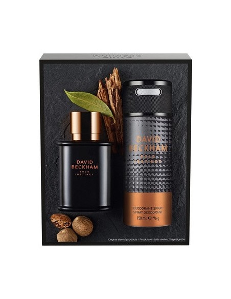 David Beckham Bold Instinct Eau de Toilette 50ml y Desodorante Vaporizador 150ml Gift Set