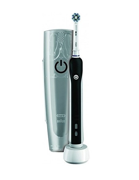 Braun Oral-B PRO 750 Black - Cepillo de dientes eléctrico de rotación, color negro: Kiwiku.com: Salud y cuidado personal