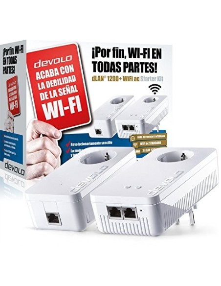 Devolo dLAN 1200+ WiFi ac - Kit de adaptadores para red PLC (incluye Starter kit): Devolo: Kiwiku.com: Informática