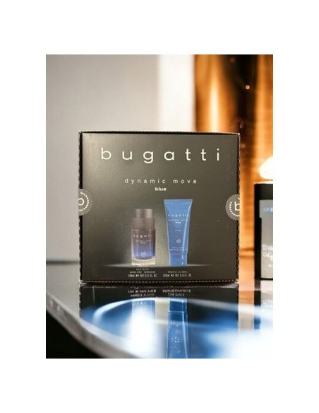 Bugatti Dynamic Move Blue Set Regalo Eau de Toilette 100ml & Gel de Ducha 200ml