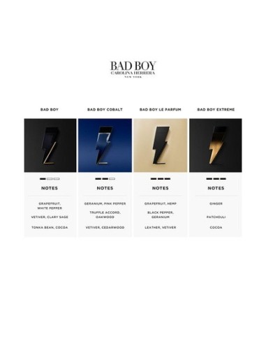 Carolina Herrera Bad Boy Extreme 2pcs Set Regalo Eau de Parfum 100ml S/gel 100ml