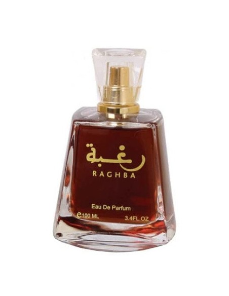 Lattafa Raghba Set Eau De Parfum 100ml + Desodorante 50ml Unisex - Fragancia Oriental y Amaderada  
