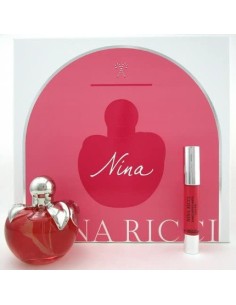 Nina Ricci Les Belles de Nina Femei Set de Regalo Nina Eau de Toilette 80ml + Jumbo Barra de Labios Matte Ruj Fancy Pink 2.5gr