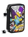 Simpsons bartman - plumier doble pequeÑo 34 piezas