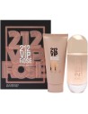 Carolina Herrera 212 Vip Rosé Set de Regalo 80ml Eau de Parfum Vaporizador + 100ml Loción Corporal