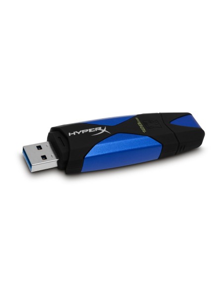 Kingston DataTraveler HyperX 3.0 - Memoria USB de 128 GB, Negro y azul: KINGSTON: Kiwiku.com: Informática
