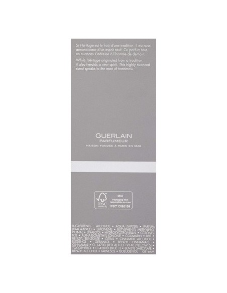 Guerlain Heritage Eau de Toilette 100ml Vaporizador