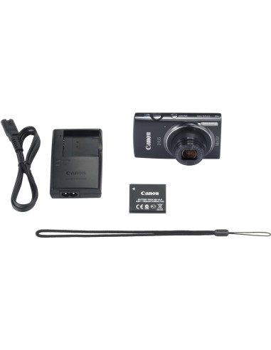 Canon IXUS 155 - Cámara compacta de 20 Mp (pantalla de 2.7, zoom óptico 10x, estabilizador digital), negro - Electrónica - Kiwi