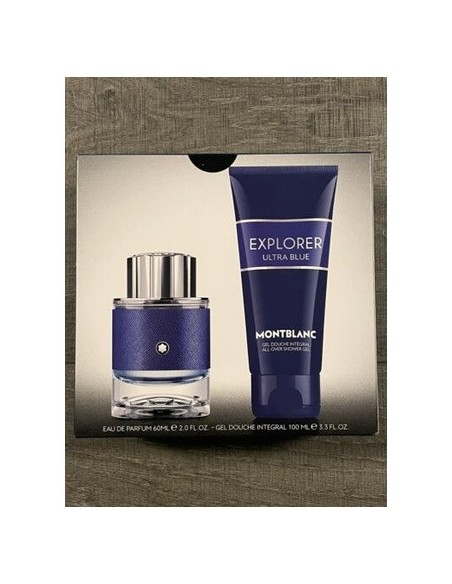 Montblanc Mont Blanc Explorer Ultra Blue Set Regalo 60ml Eau de Parfum + 100ml Gel de Ducha