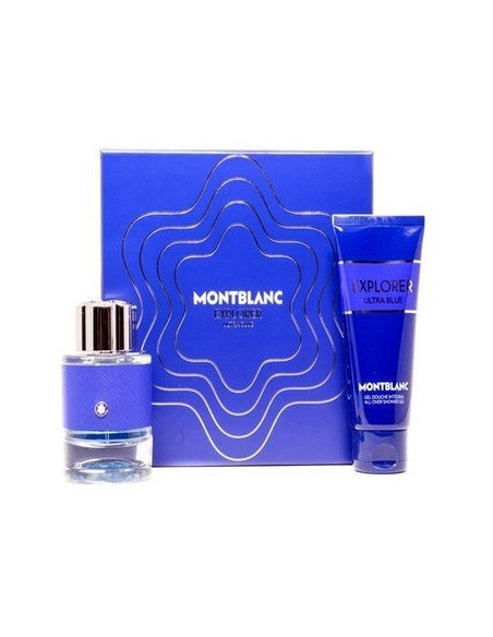 Montblanc Explorer Ultra Blue Eau de Parfum Vaporizador 60ml y Gel de Ducha 100ml Set para Hombre