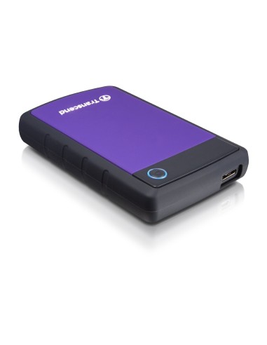 Transcend StoreJet 25H3 - Disco duro externo de 500 GB (ultra resistent de grado militar, 2.5, USB 3.0), morado: Kiwiku.com: In