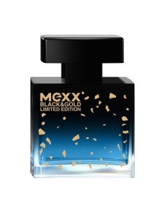 Mexx Black & Gold Limited Edition Man Eau de Toilette Woody-fruity Men's Fragrance 30ml