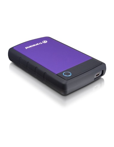 Transcend StoreJet 25H2P - Disco duro externo de 1 TB (ultra resistente de grado militar, 2.5, USB 2.0), morado: Kiwiku.com: In