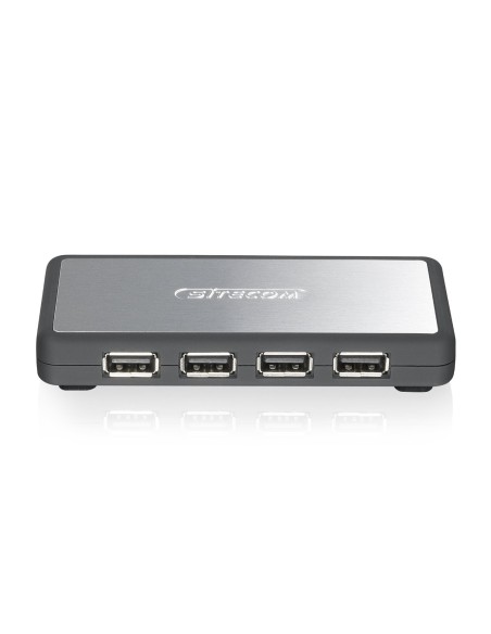 Sitecom CN-061 centro o nodo - Concentrador (480 Mbit/s, 100 a 240 V, ROHS, CE, USB, USB 2.0/1.1) Gris: Kiwiku.com: Electrónica