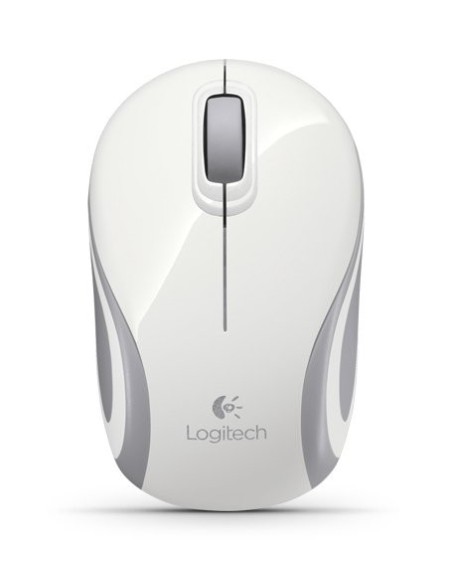 Logitech M187 - Mini ratón inalámbrico, 2.4 GHz, blanco: Logitech: Kiwiku.com: Informática