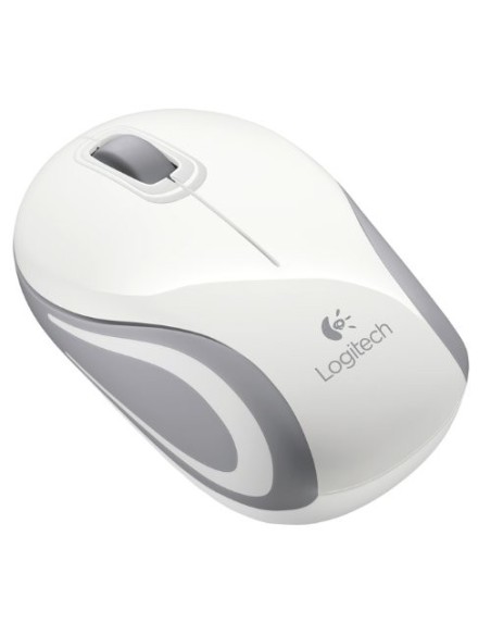 Logitech M187 - Mini ratón inalámbrico, 2.4 GHz, blanco: Logitech: Kiwiku.com: Informática