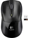 Logitech m525 - ratón inalámbrico ergonómico, color negro